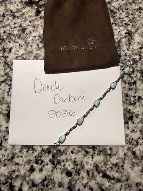 Marahlago Larimar Bracelet Sterling Silver